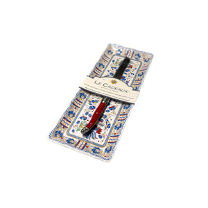 Melamina Set de bandeja y cuchillo